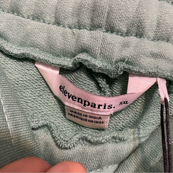 Elevenparis Fleece Joggers Seafoam NWT - Picture 5 of 10
